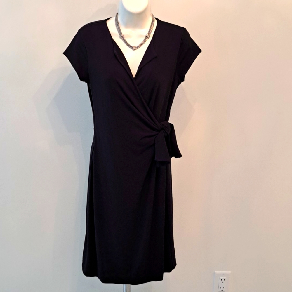 Black Wrap Dress